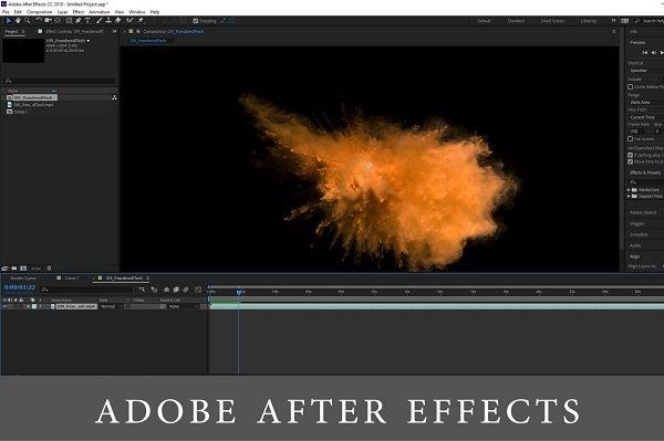 slika ekrana iz Adobe After effects-a