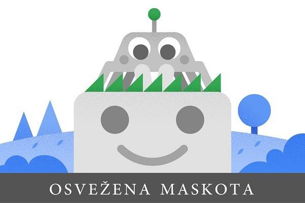 nova osvežena maskota Googlebot-a